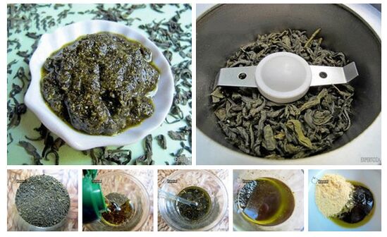 mascarilla de té verde